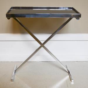 MESA GUERIDON PEX X INOX/ZEBRANO